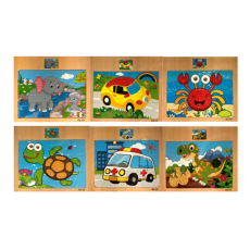 12 Piece Tray Puzzle - Assorted